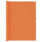 JUNG Vida Balkon-Sichtschutz Orange 120x600 cm Oxford-Gewebe