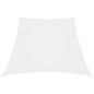 JUNG Vida Sonnensegel Oxford-Gewebe Trapezform 3/4x3 m Weiß