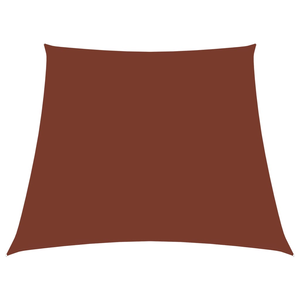 JUNG Vida Sonnensegel Oxford-Gewebe Trapezförmig 2/4x3 m Terracotta
