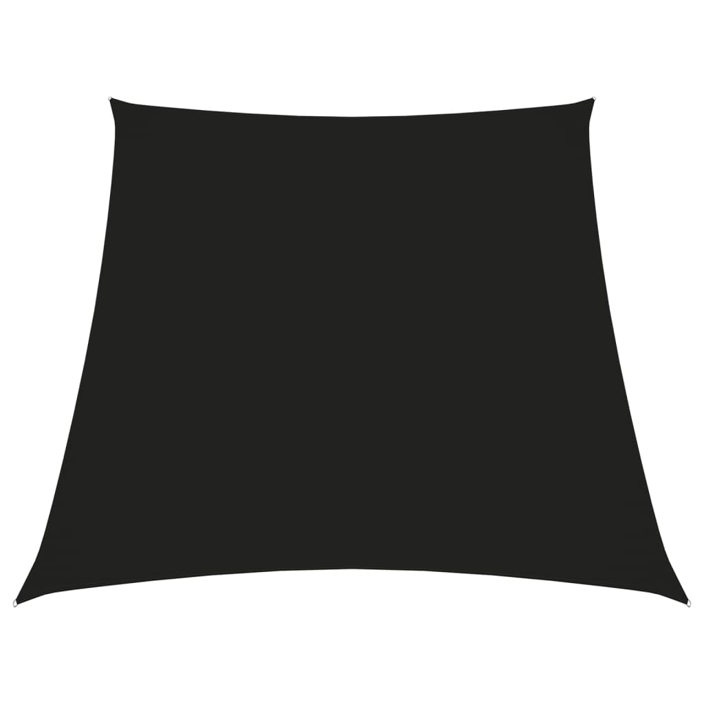 JUNG Vida Sonnensegel Oxford-Gewebe Trapezförmig 2/4x3 m Schwarz