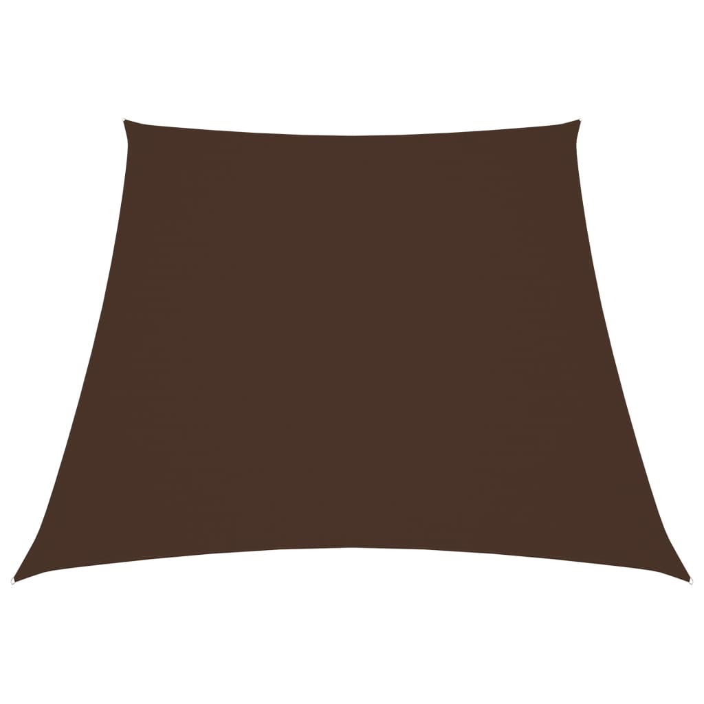 JUNG Vida Sonnensegel Oxford-Gewebe Trapezförmig 2/4x3 m Braun