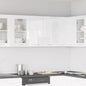 JUNG Vida Hängeschrank Lyon Hochglanz-Weiß 60x31x60 cm Holzwerkstoff