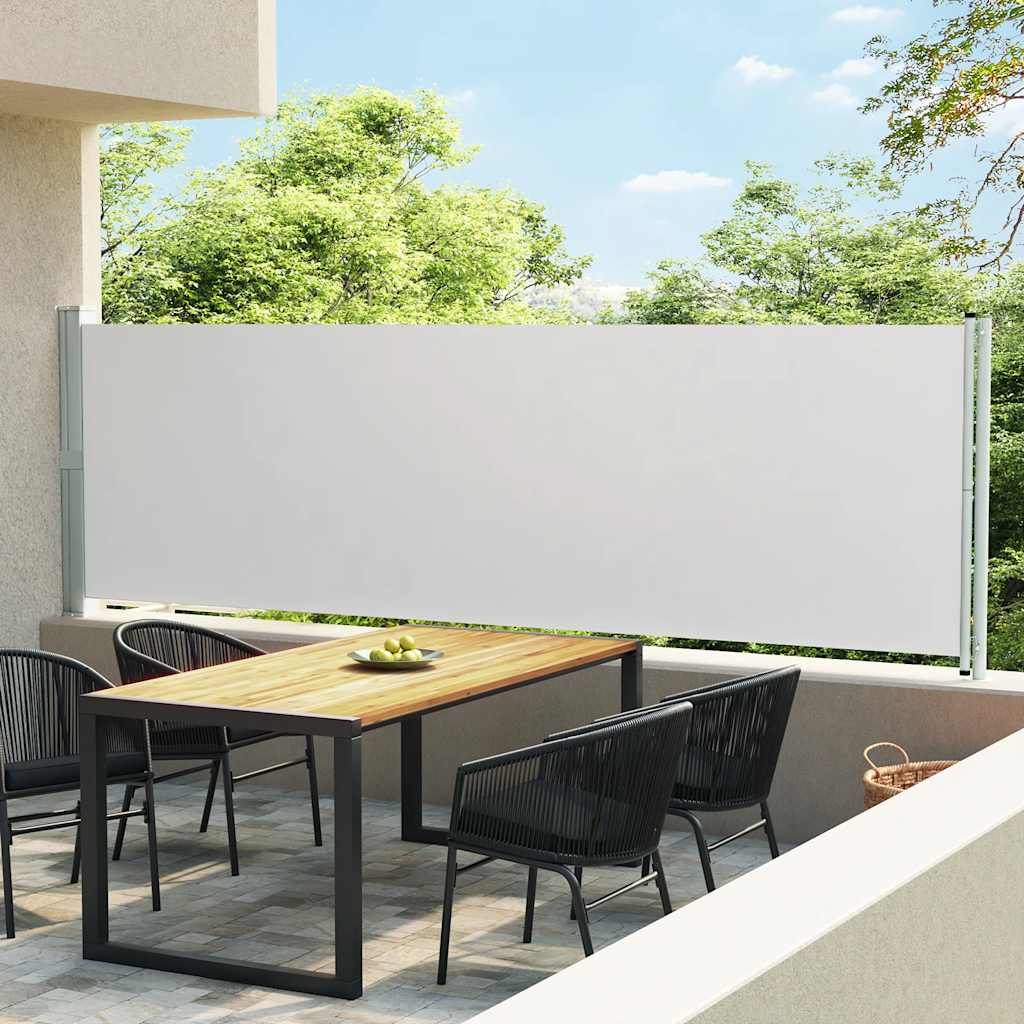 JUNG Vida Ausziehbare Seitenmarkise 140x600 cm Creme