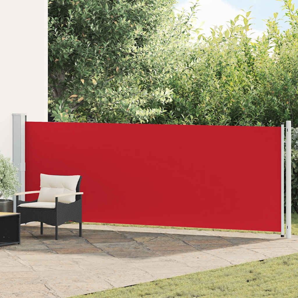 JUNG Vida Seitenmarkise Ausziehbar 140x600 cm Rot