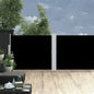 JUNG Vida Ausziehbare Seitenmarkise 140x1200 cm Schwarz