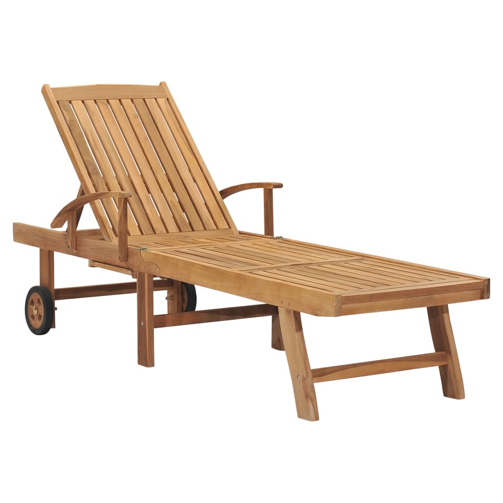 JUNG Vida Sonnenliege Massivholz Teak