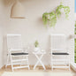 JUNG Vida Gartenstuhl-Kissen 2 Stk. Anthrazit 40x40x3 cm Oxford-Gewebe