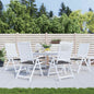 JUNG Vida Gartenstuhl-Kissen 6 Stk. Anthrazit 40x40x3 cm Oxford-Gewebe