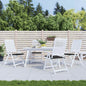 JUNG Vida Gartenstuhl-Kissen 4 Stk. Schwarz 50x50x3 cm Oxford-Gewebe