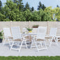 JUNG Vida Gartenstuhl-Kissen 6 Stk. Taupe 50x50x4 cm Oxford-Gewebe