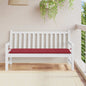 JUNG Vida Gartenbank-Auflage Weinrot 150x50x4 cm Oxford-Gewebe