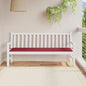 JUNG Vida Gartenbank-Auflage Weinrot 180x50x3 cm Oxford-Gewebe
