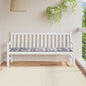 JUNG Vida Gartenbank-Auflage Grau Karomuster 180x50x4 cm Oxford-Gewebe