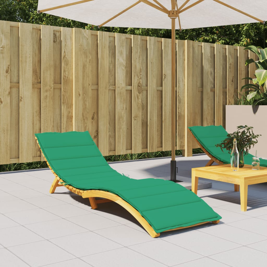 JUNG Vida Sonnenliegen-Auflage Grün 200x60x3 cm Oxford-Gewebe