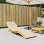 JUNG Vida Sonnenliegen-Auflage Beige 200x70x3 cm Oxford-Gewebe