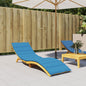 JUNG Vida Sonnenliegen-Auflage Blau 200x70x3 cm Oxford-Gewebe
