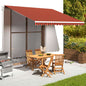 JUNG Vida Markisenbespannung Orange und Braun 4x3,5 m