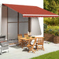 JUNG Vida Markisenbespannung Orange und Braun 4,5x3,5 m