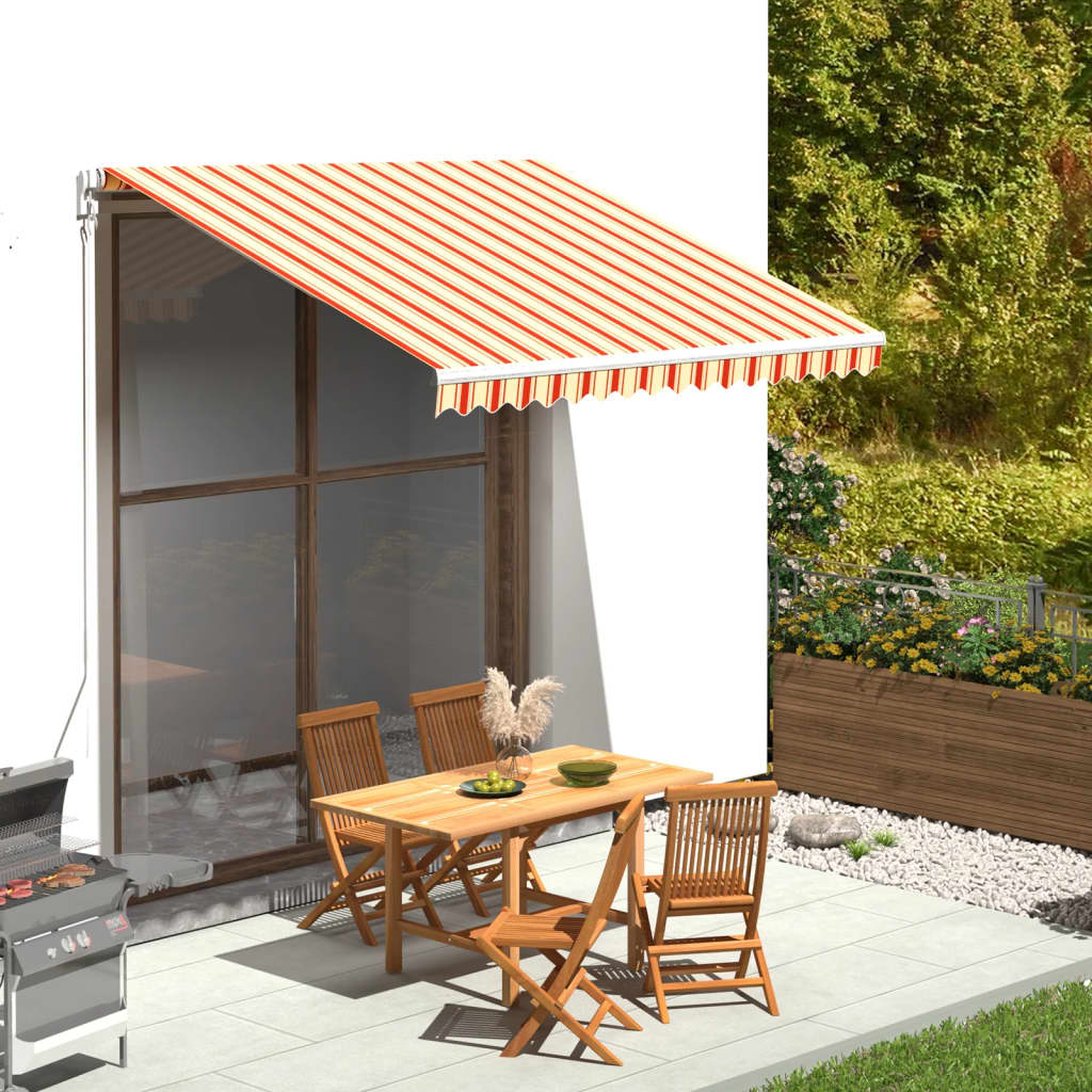 JUNG Vida Markisenbespannung Gelb und Orange 3x2,5 m