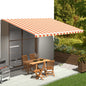 JUNG Vida Markisenbespannung Gelb und Orange 5x3,5 m