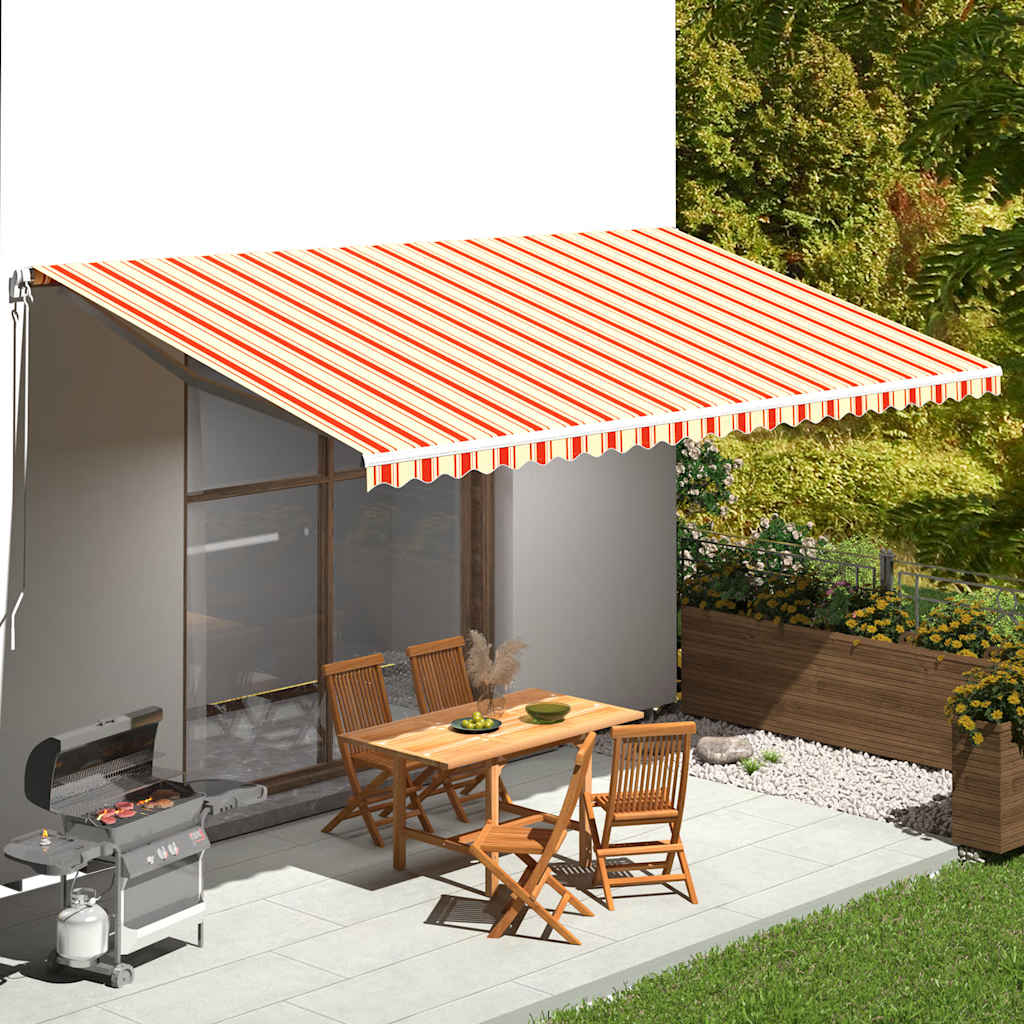 JUNG Vida Markisenbespannung Gelb und Orange 6x3 m