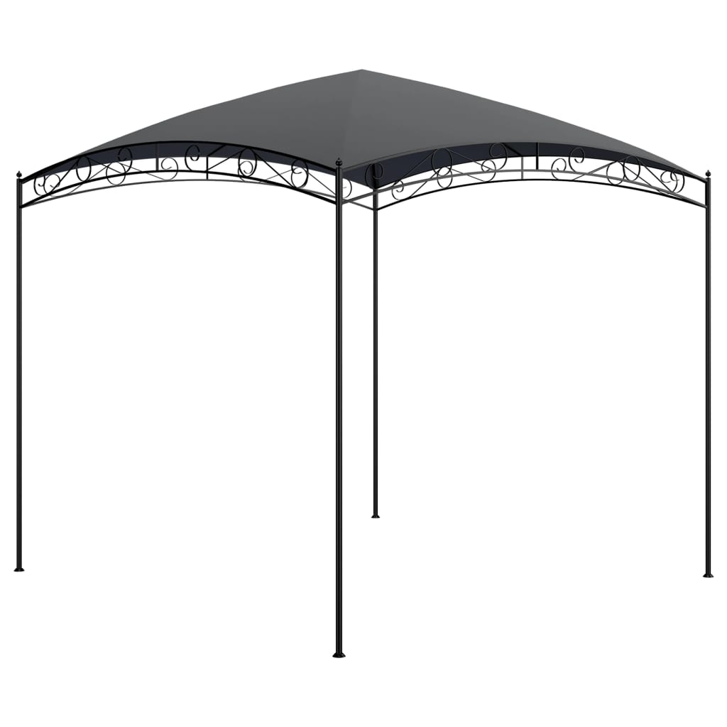 JUNG Vida Pavillon 3x3x2,65 m Anthrazit 180 g/m²