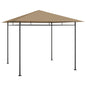 JUNG Vida Pavillon 3x3x2,7 m Taupe 180 g/m²