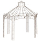 JUNG Vida Gartenpavillon Antik-Braun 400x258x378 cm Eisen