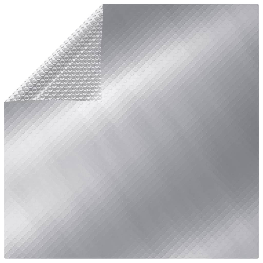 JUNG Vida Rechteckige Poolabdeckung 800x500 cm PE Silbern