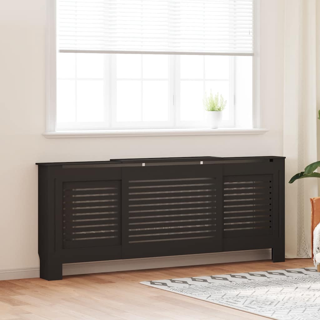 JUNG Vida MDF Heizkörperverkleidung Schwarz 205 cm