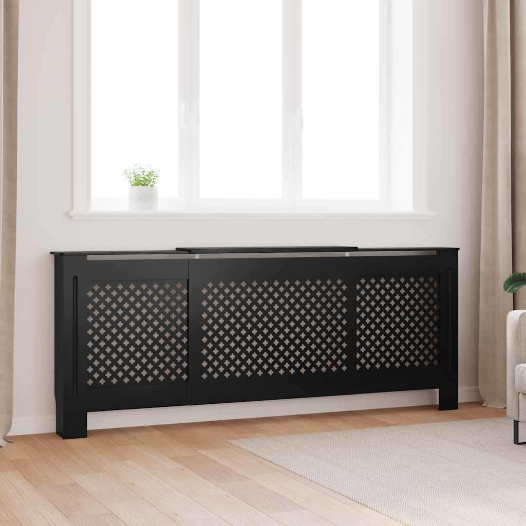 JUNG Vida MDF Heizkörperverkleidung Schwarz 205 cm