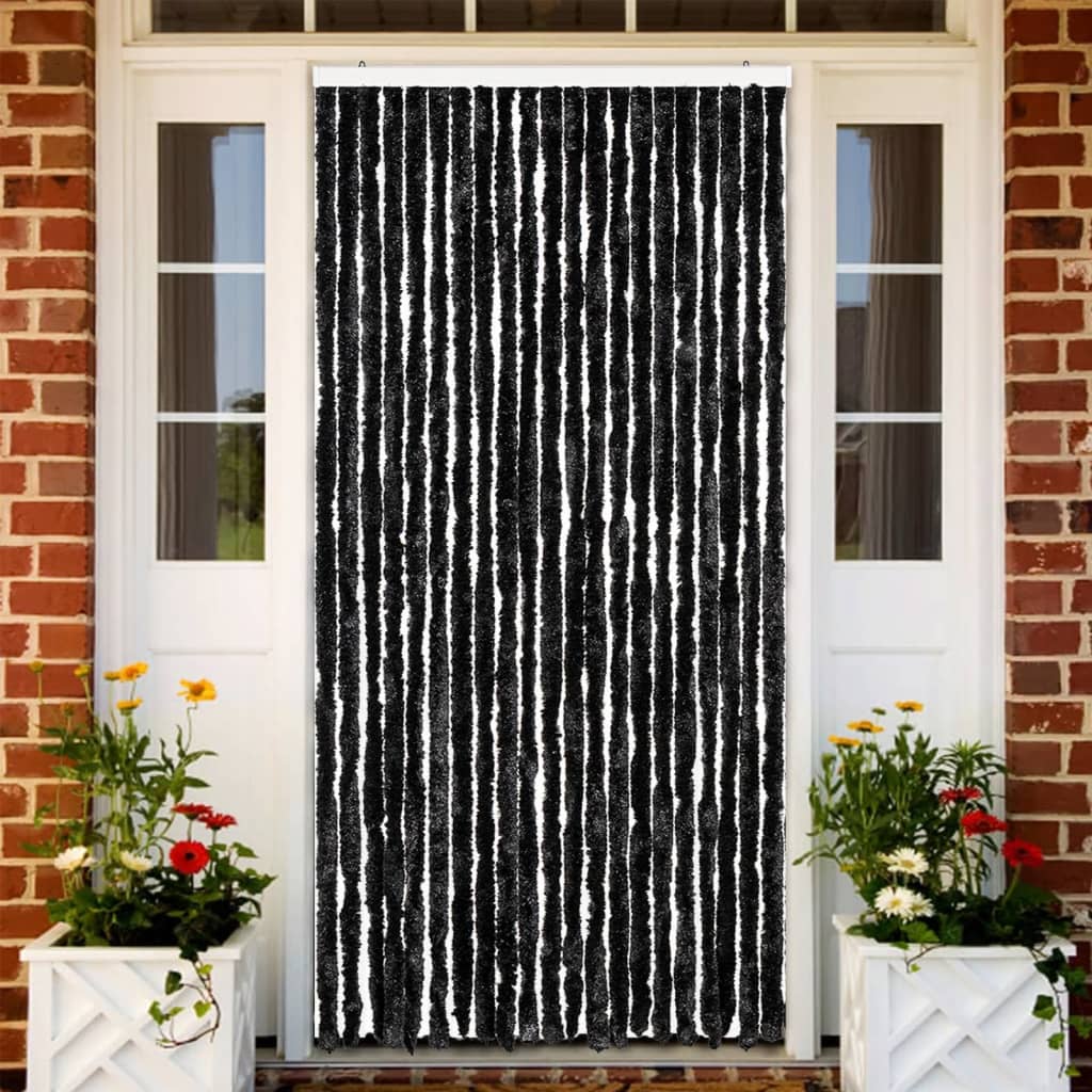 JUNG Vida Insektenschutz-Vorhang Anthrazit 90x200 cm Chenille