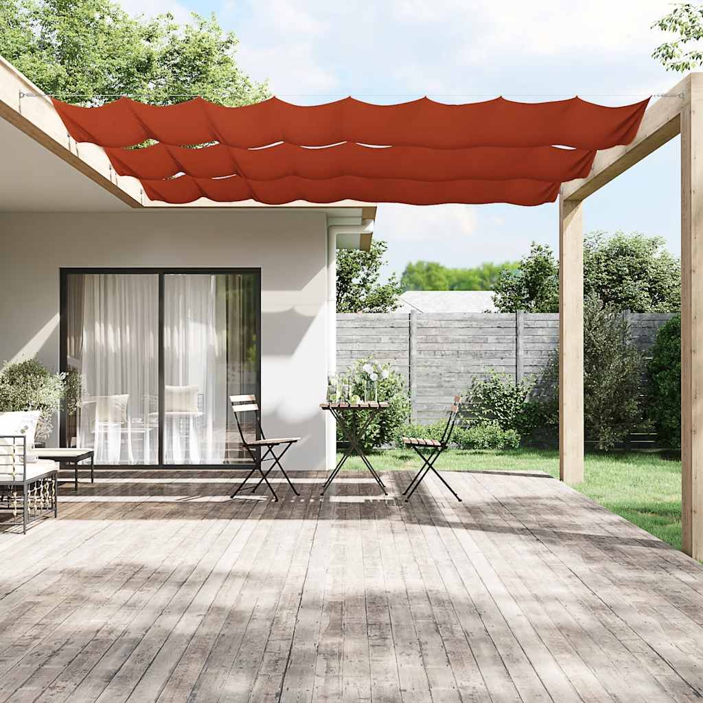 JUNG Vida Senkrechtmarkise Terrakotta 100x1000 cm Oxford-Gewebe