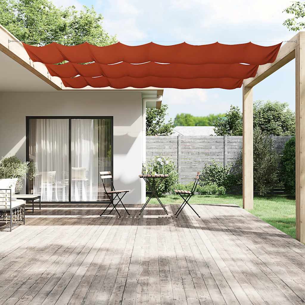 JUNG Vida Senkrechtmarkise Terrakotta 180x1200 cm Oxford-Gewebe
