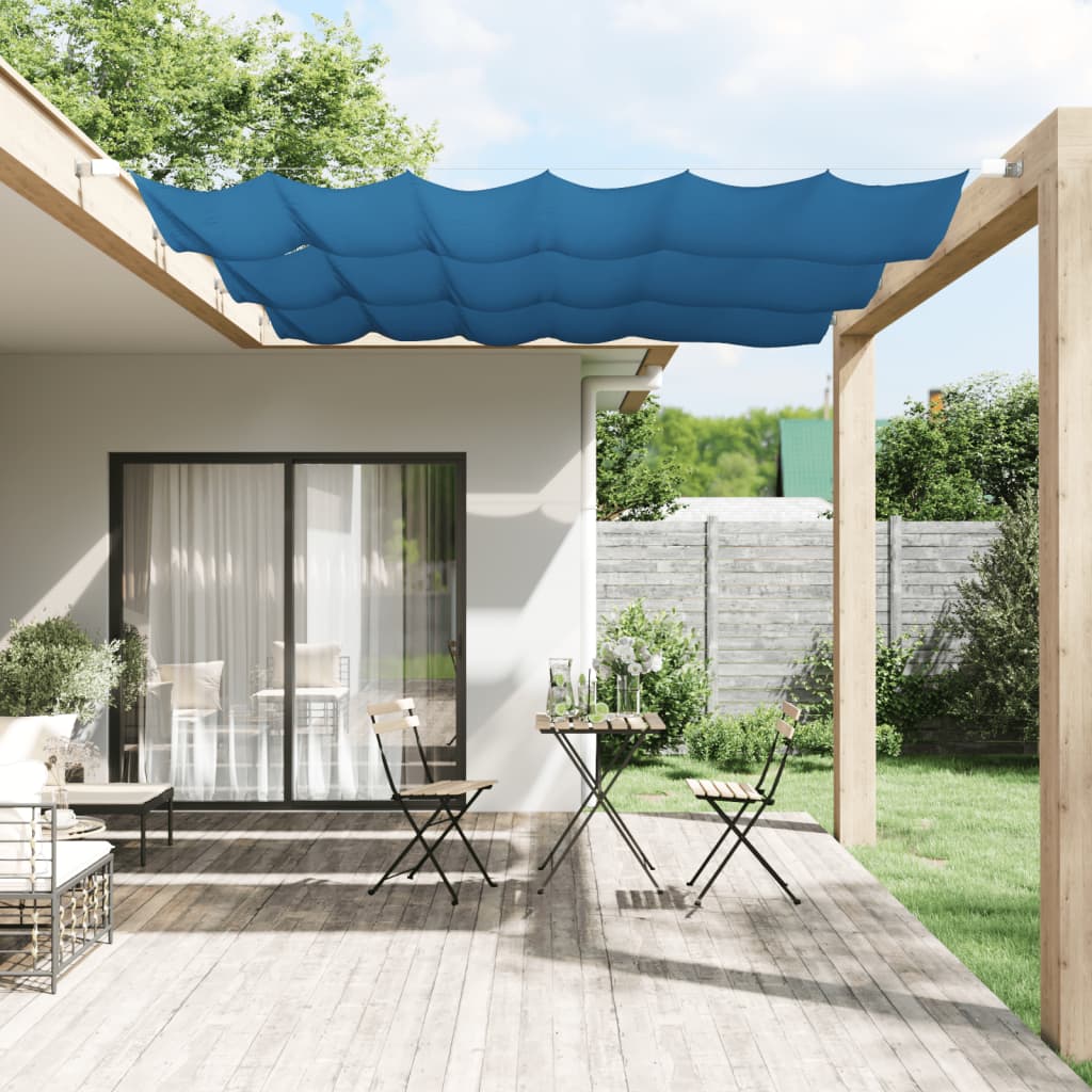 JUNG Vida Senkrechtmarkise Blau 60x270 cm Oxford-Gewebe