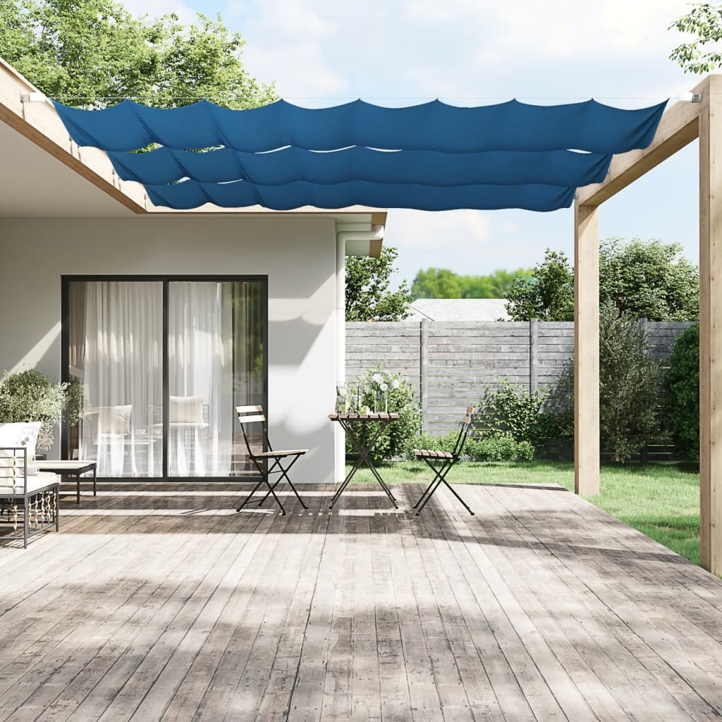 JUNG Vida Senkrechtmarkise Blau 100x360 cm Oxford-Gewebe