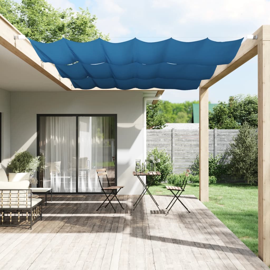 JUNG Vida Senkrechtmarkise Blau 140x270 cm Oxford-Gewebe