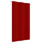 JUNG Vida Balkon-Sichtschutz Rot 120x240 cm Oxford-Gewebe