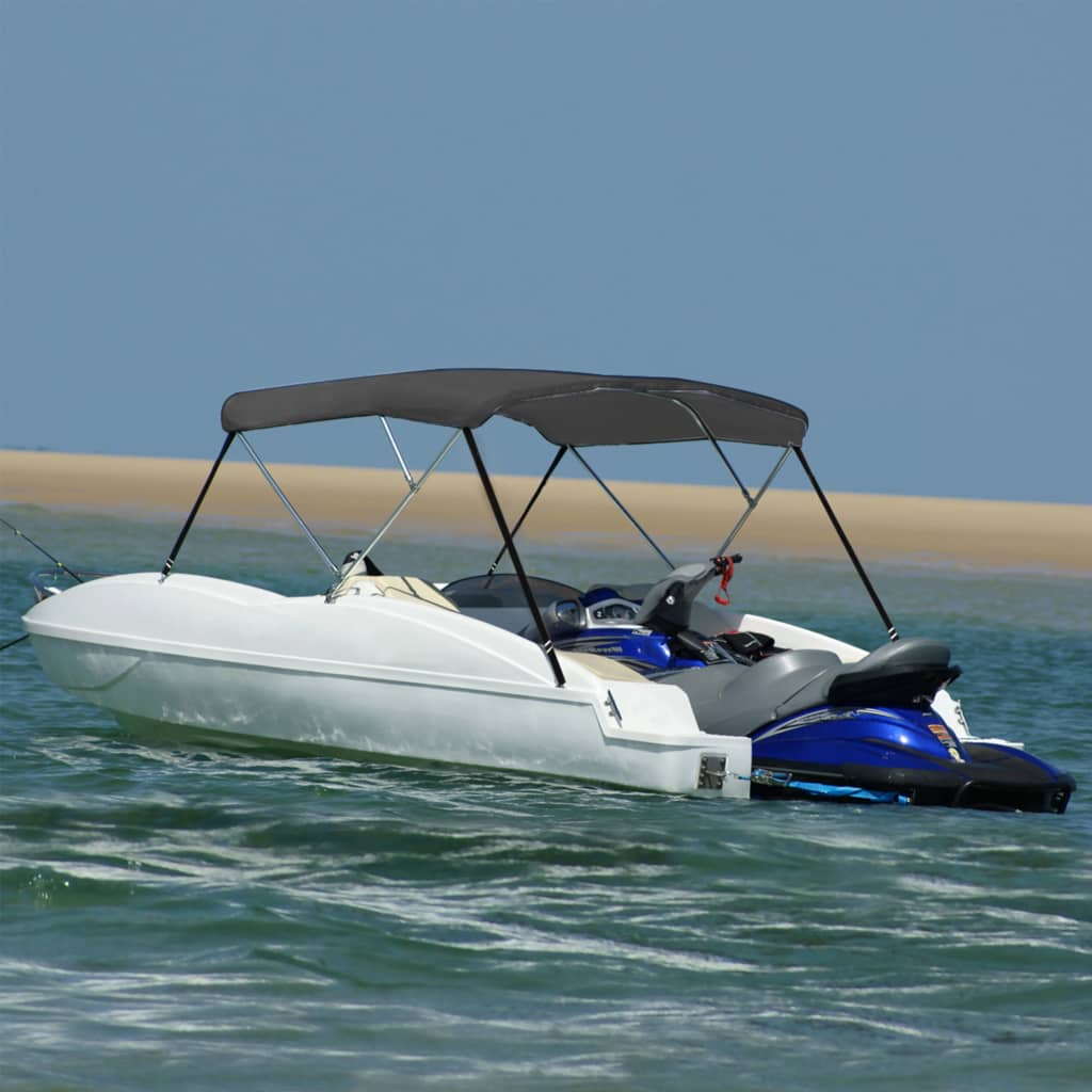 JUNG Vida 3-Bow Bimini Top Anthrazit 183x196x137 cm