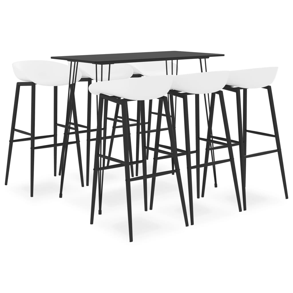 JUNG Vida 7-tlg. Bar-Set Schwarz und Weiß