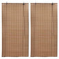 JUNG Vida Bambusrollos 2 Stk. 100x160 cm Braun