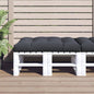 JUNG Vida Palettenkissen Anthrazit 120x80x12 cm Stoff
