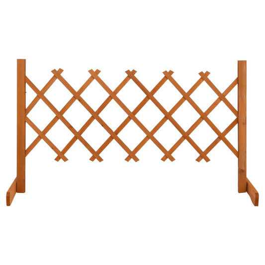 JUNG Vida Garten-Rankzaun Orange 120x60 cm Massivholz Tanne