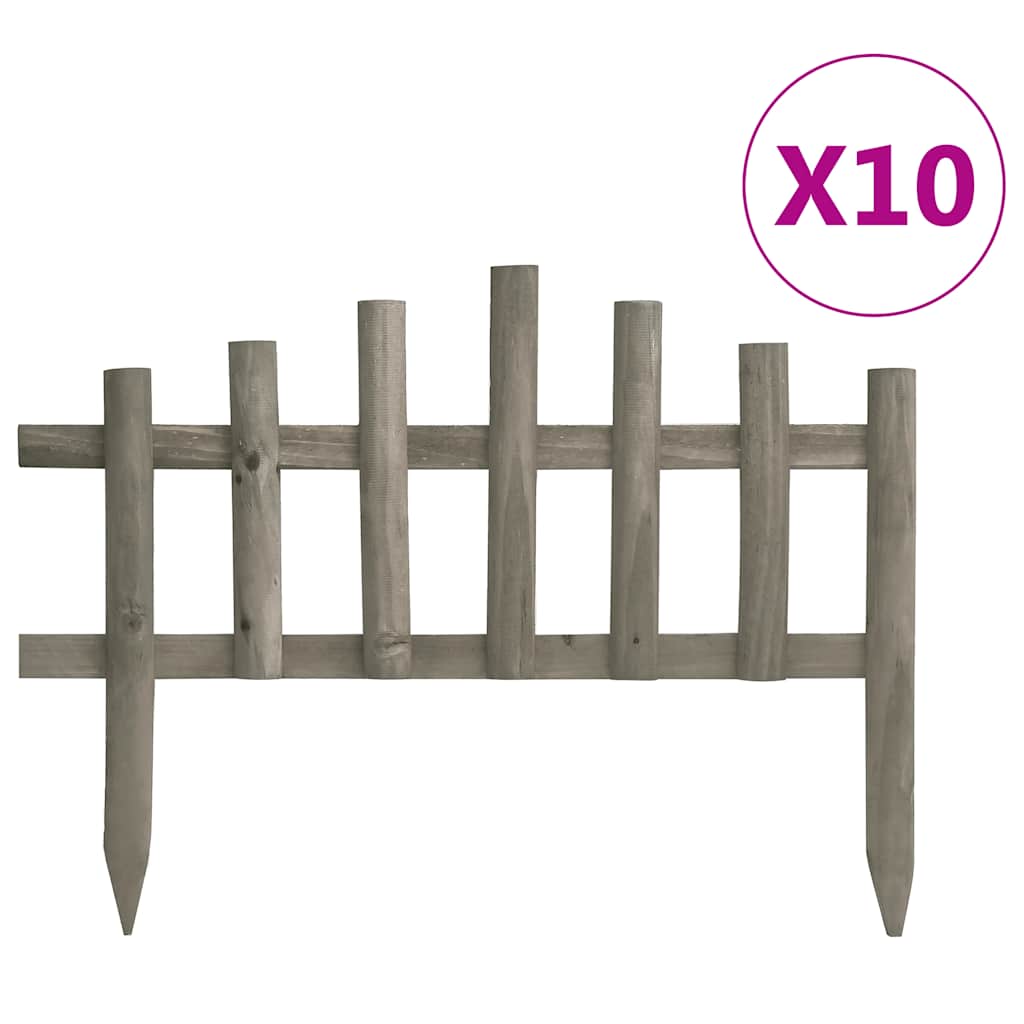 JUNG Vida Rasenkanten 10 Stk. Tannenholz 4,4 m