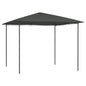 JUNG Vida Pavillon 3x3x2,6 m Anthrazit 160 g/m²