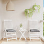 JUNG Vida Stuhlkissen 2 Stk. Grau 40x40x7 cm Oxford-Gewebe