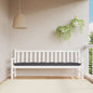 JUNG Vida Gartenbank-Auflage Anthrazit 200x50x7 cm Oxford-Gewebe