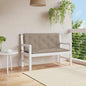 JUNG Vida Gartenbank-Auflage Taupe 120x(50+50)x7 cm Oxford-Gewebe
