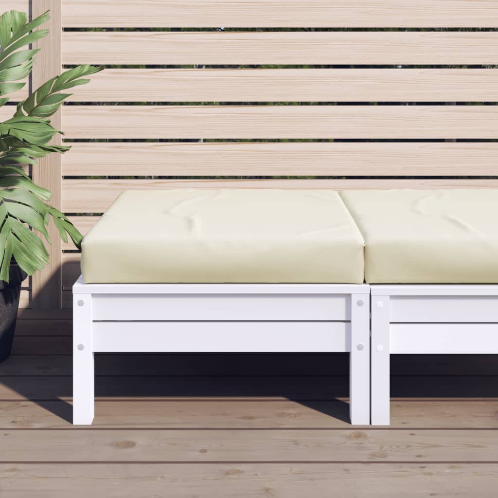 JUNG Vida Palettenkissen Creme 60x60x6 cm Oxford-Gewebe