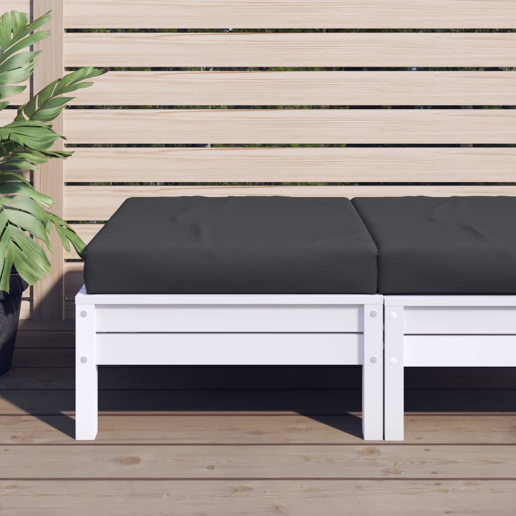 JUNG Vida Palettenkissen Schwarz 60x60x6 cm Oxford-Gewebe